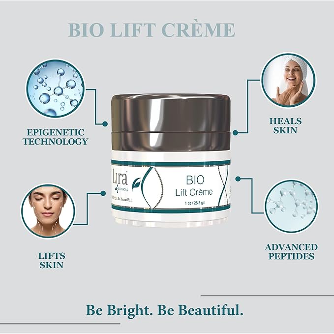 Lira Clinical BIO Lift Creme - Anti Aging & Anti Wrinkle Moisturizer for Women & Men - Lifting, Firming, & Hydrating Face Cream - 1 Fl Oz