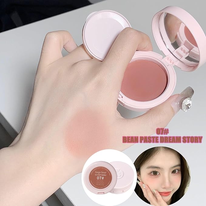 Air Cushion Blush,Wearing Skin Tint Blush Makeup for Natural Flush