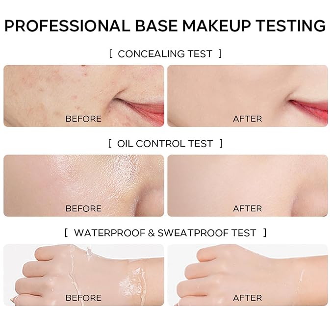 CC Cream Tinted Moisturizer with SPF 15, Color Correcting CC Cream, Even Skin Tone, Cover Blemish, Lightweight Hydrating Matte CC Cream, Long Lasting Waterproof CC Cream Foundation(Natural)