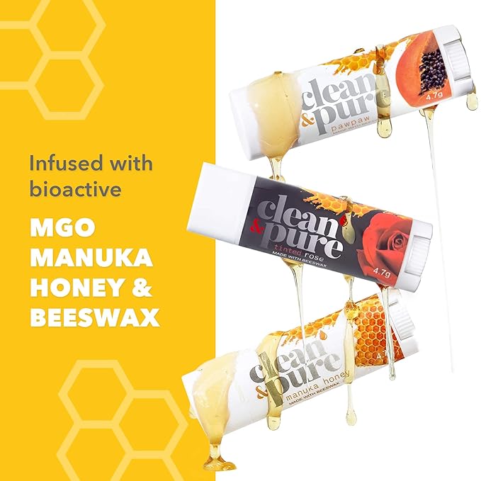 Bee Sweet Lip Balms, 3 Pack