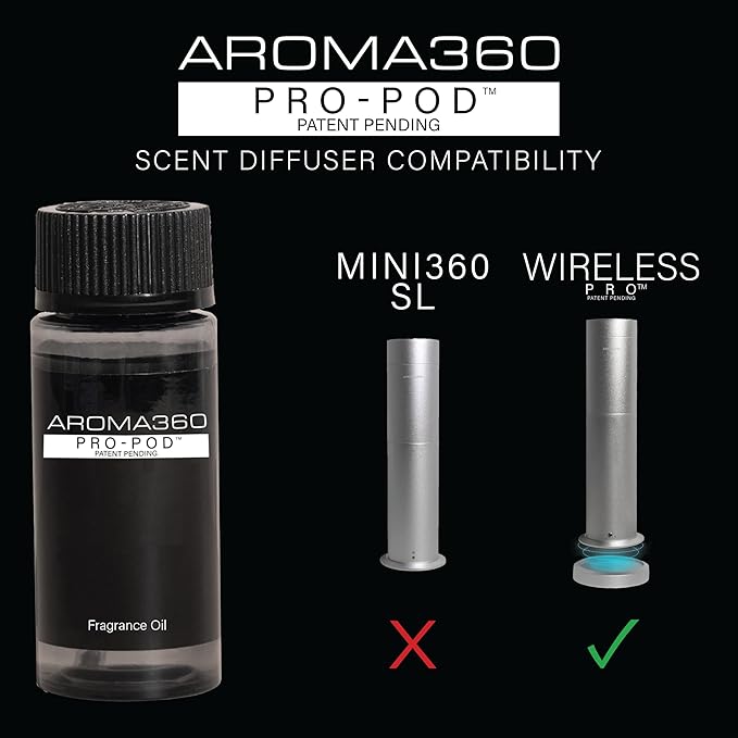 Aroma360 - Eternal Sunshine Pro Pod Fragrance Oil Blend | Hotel Inspired Luxury Essential Oil Diffuser | Aromatherapy Scent Diffuser Oil | Satsuma, Golden Bamboo and Cedar 1.7 fl oz, 50 mL