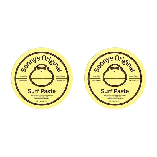 Sun Bum Sun Bum Texturizing Surf Paste Vegan and Cruelty Free Sea Salt Matte Styling Pomade for Men and Women 2 Pack