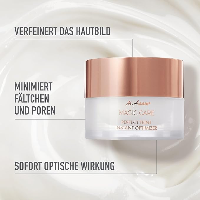 M. Asam Magic Care Perfect Teint (1.01 Fl Oz) - Transparent Make Up, Skin Care Face Cream And Makeup Primer. Beauty Product That Is Known To Minimize Wrinkles & Pores, With Peptide Complex & Retinol