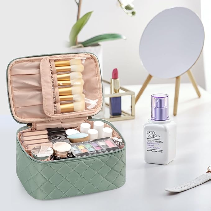 Ocheal makeup bag, portable cosmetic