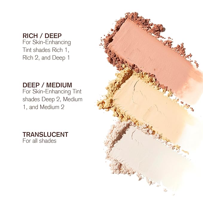 Ami Colé Skin Melt Talc-Free Loose Setting Powder Translucent, face powder, makeup, finishing powder, lightweight