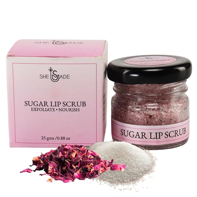 Sugar & Dried Rose Petals Lip