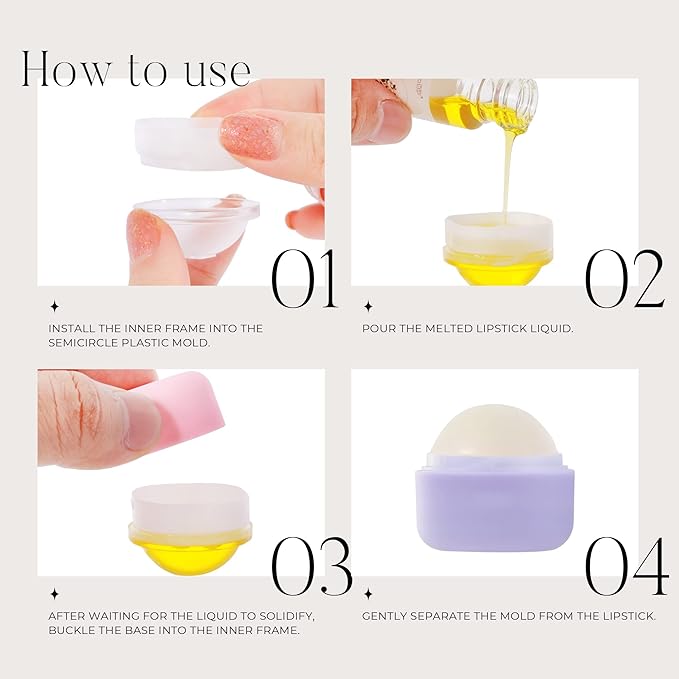 0.25 oz（7g） Empty Lip Balm Square