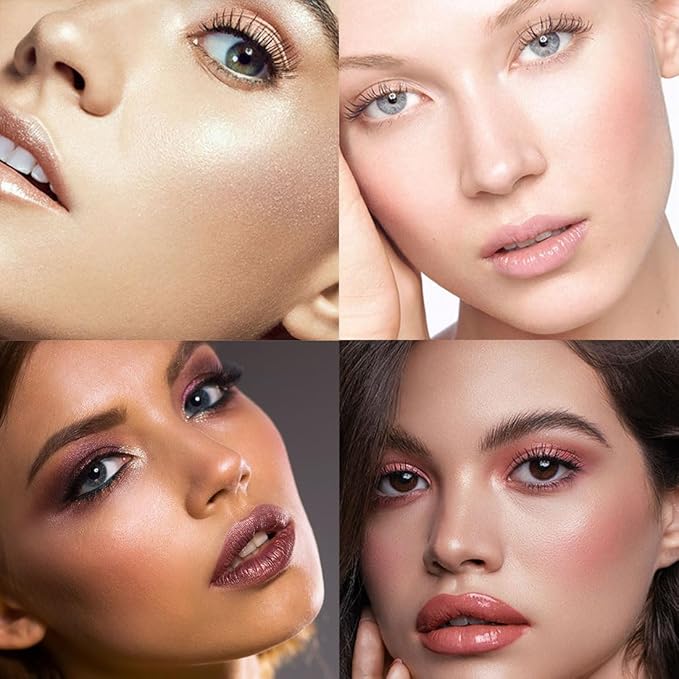 Liquid Highlighter Makeup, Long Lasting Liquid Luminizer for Glowing Skin Waterproof Smooth Glitter Highlight Face Illuminator Cream Contour Stick Body Shimmer Liquid Bronzer(#03 ROSE GOLD)