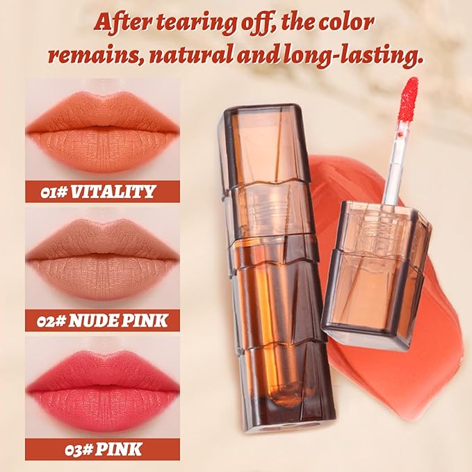 Peel Off Lip Stain, Matte Liquid Lipstick, Lip