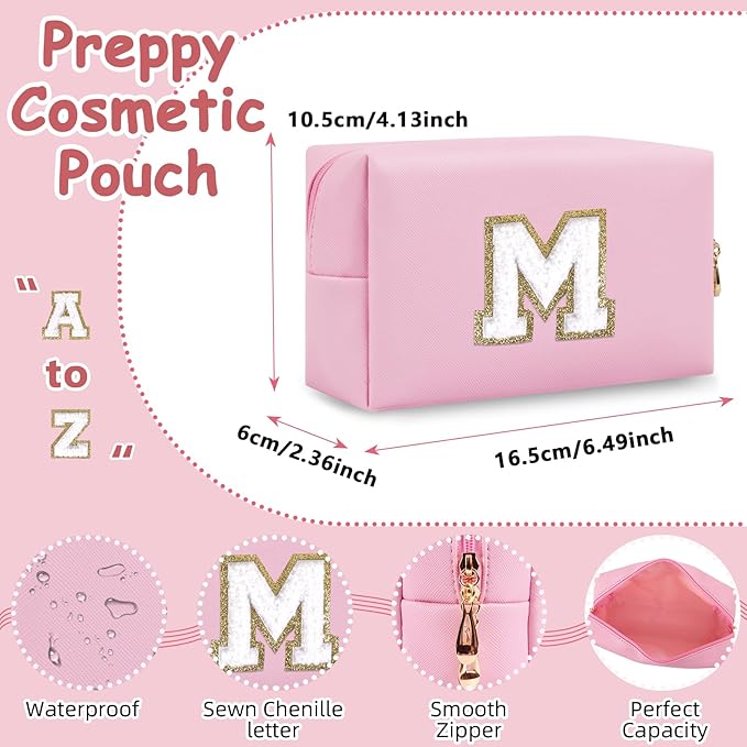 2pcs personalized initial letter makeup