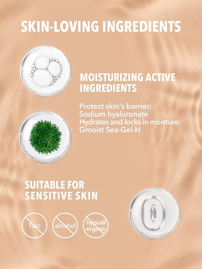 SHEGLAM Hydrating Cream Full Coverage Foundation Balm Long Lasting Concealer Face Foundation for Dry Skin - Butterscotch