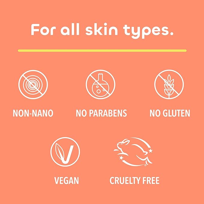 Seaweed Bath Co. Smooth & Protect Invisible Mineral SPF 50 Zinc Oxide Face Sunscreen Gel, 1.7 Oz., Unscented Lightweight Facial Moisturizer Primer