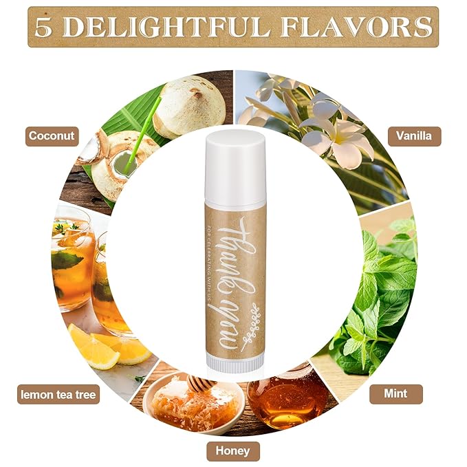 50 Set Thank You Lip Balm Bridal