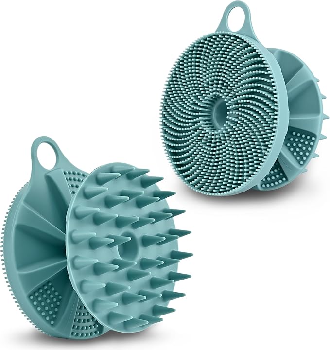 Innerneed 2-in-1 silicone body scrubber