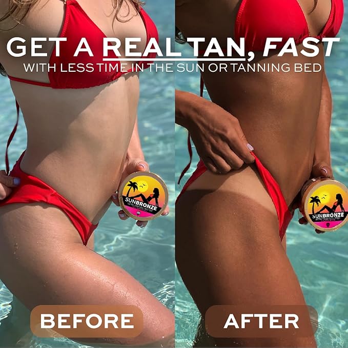 Original Sun Bronze Ultra Tanning Butter - Sparkling Kiwi, Use in the sun outdoor or tanning bed Better than tanning oil Tan faster with premium natural ingredients Safe for Sensitive Skin