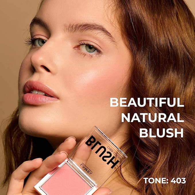 Lamel Coral Blush Cheek Color Mini - Blendable 3.8g