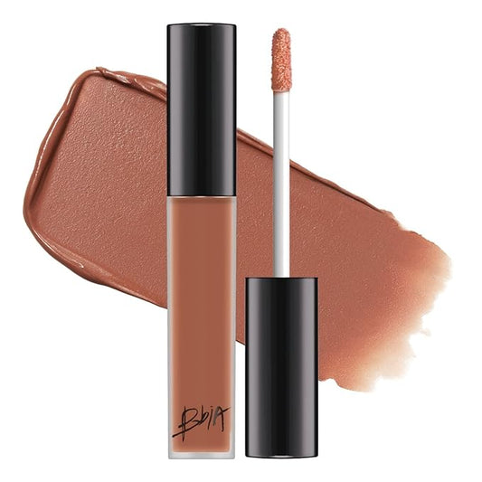 BBIA Last Velvet Lip Tint - Soft & Creamy Matte Finish Lip Stain, Blur Effect with Velvety Texture, Long-Lasting, High Pigment, Lightweight, Non-Drying, Korean Lip Makeup (34 FEIGN CALM)