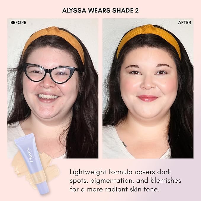 Clover Skin Is In Serum Foundation | Hydrating Face Serum, Lightweight Foundation, Cruelty-Free & Vegan | With Squalane And Sunflower Seed Wax | 30 ml - Shade 02 (Fair)