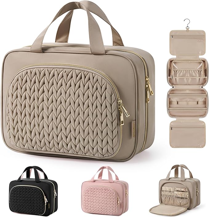 Bagsmart travel toiletry bag with