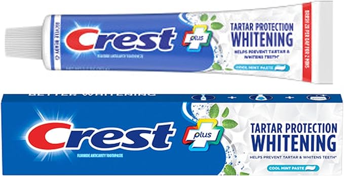 Crest Tartar Protection Whitening Cool Mint Flavor Toothpaste, 8.2 Ounce