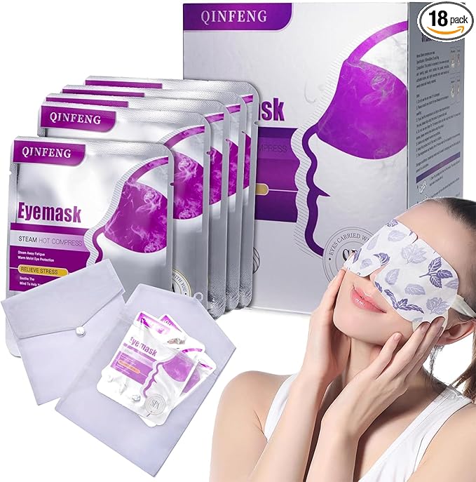18 packs steam eye mask