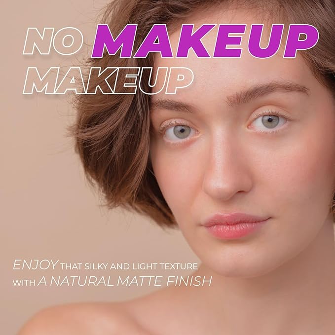 LAMEL OhMy Clear Face Full Coverage Foundation - Acne Coverage - Salicylic Acid & Tea Tree Extract - Dewy & Flawless Finish - Sensitive Skin Care - Organic & Oil-Free - 401, 1.35 fl.oz