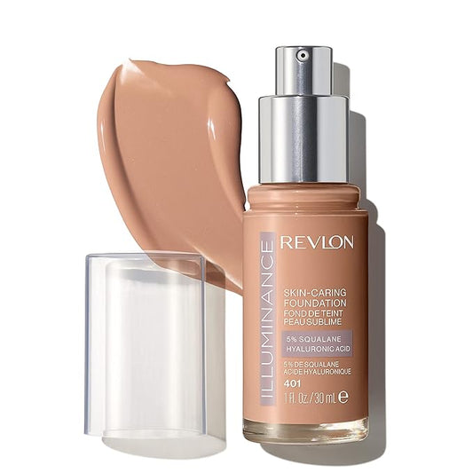 Revlon Illuminance Skin-Caring Liquid Foundation, Hyaluronic Acid, Hydrating of 1)