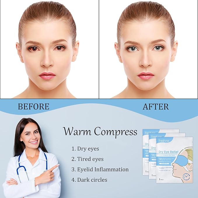 Freshme warm compress eye mask