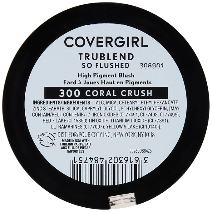 COVERGIRL Trublend So Flushed Coral Crush, Pressed, 0.33 Oz
