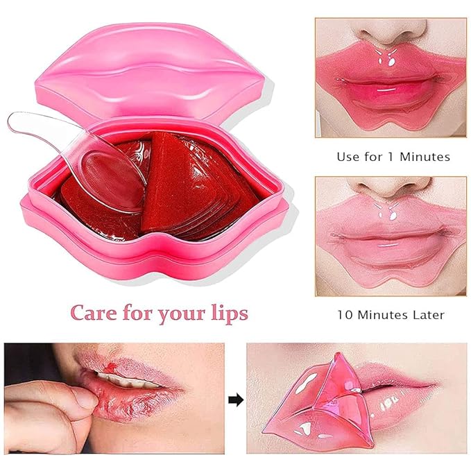 20Pcs Moisturizing/Plumping Lip Mask, Restores Moisture