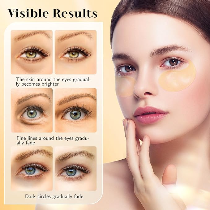 60 pack 24k gold under-eye