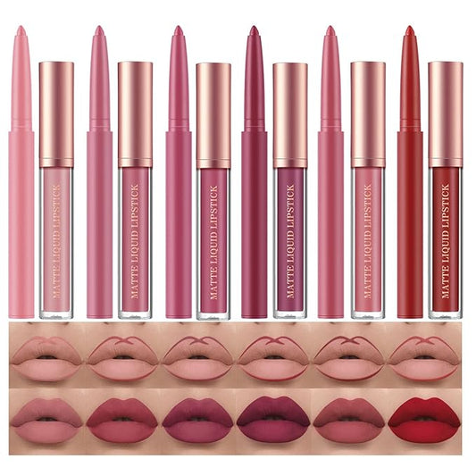 BestLand 12Pcs Matte Liquid Lipstick +