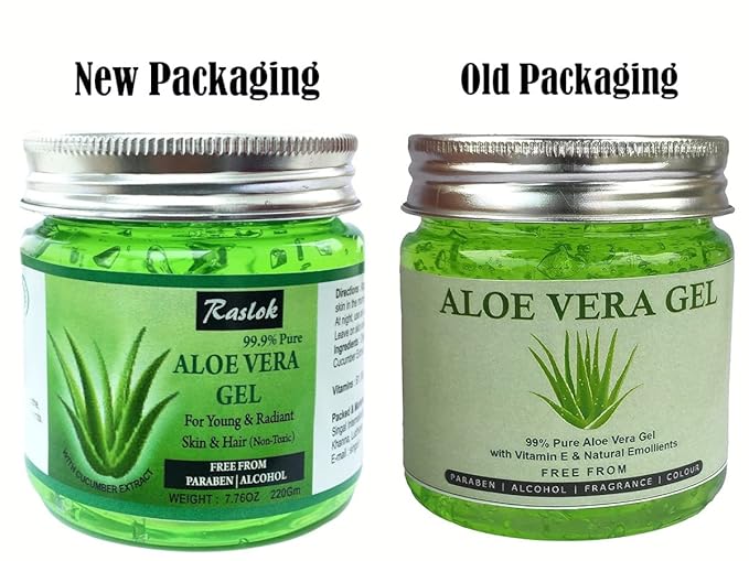 Aloe Vera Gel Pure Natural Organic Aloe Gel For Moisturizing Face Skin & Hair Care (Cucumber, 7.76 OZ)