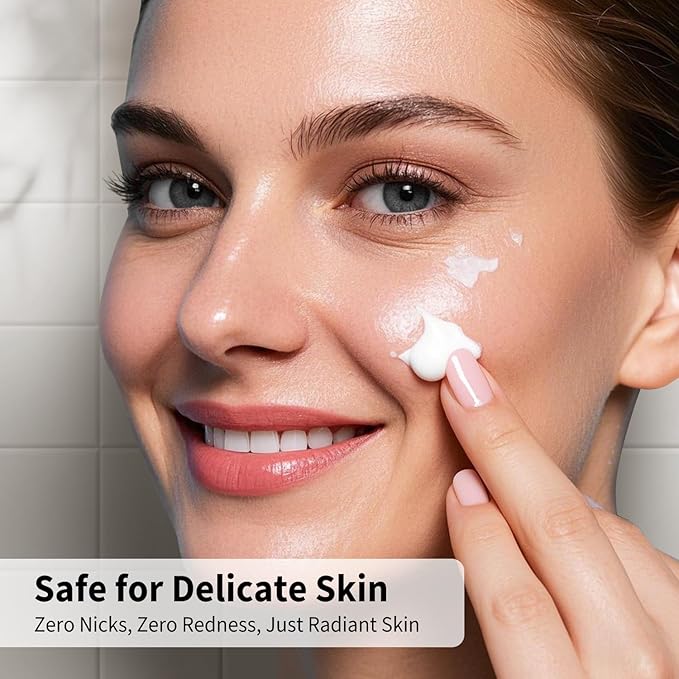 Dermaplane Razor Blades, Dermablade, Safe and Effective Removal Women Facial Peach Fuzz, Gentle Skin Exfoliation Blades, 8 Long Dermaplaning Blades