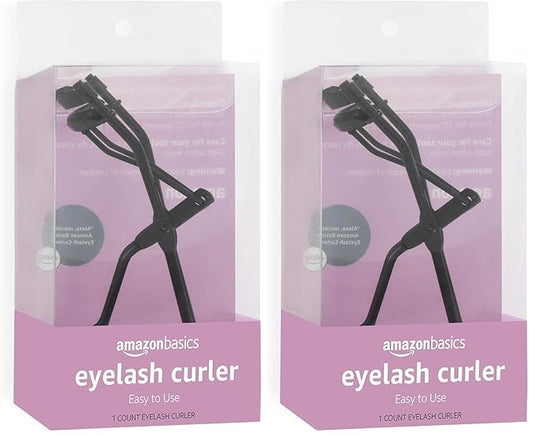 Amazon Basics Eyelash Curler, Black (Pack of 2)