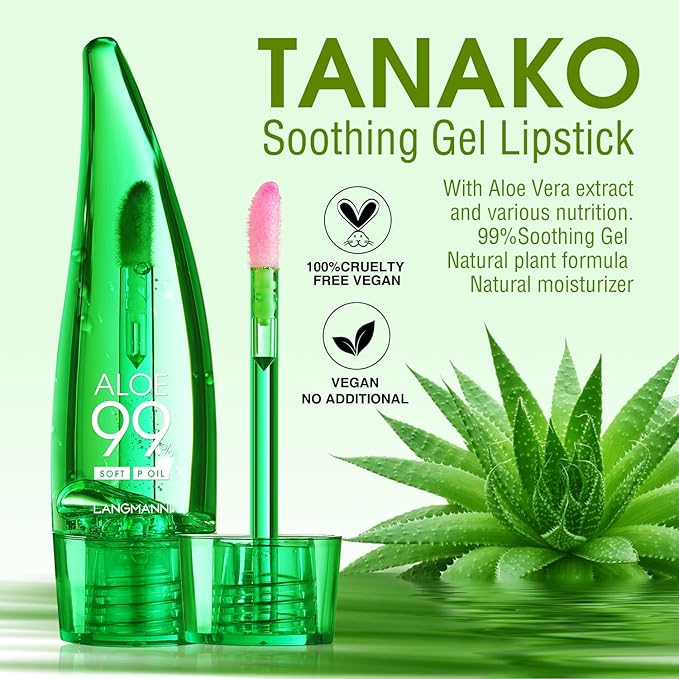 2 Pcs Aloe Vera Color Changing Lipstick Lip Changing
