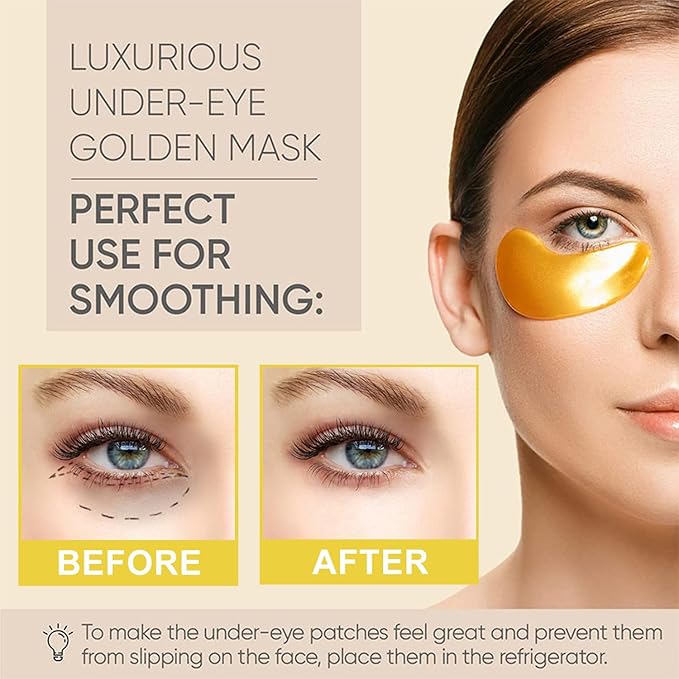 20 Pieces Lip Masks&24K Gold Gel