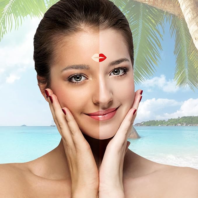 210 Pieces Tanning Stickers Sunbathing Tattoo Body Sticker Self Adhesive for Indoor Tanning Beds Heart Butterfly Lips Shaped