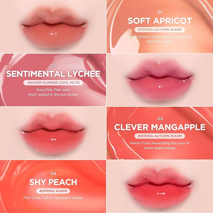 lilybyred Bloody Liar Coating Tint | Korean Glossy Lip Stain, Vivid & Juicy Color, Syrupy Shine, Moisturizing, Long-Lasting & Smudge-Proof, Non-Sticky, Lightweight, 0.14 oz. (03 Clever Mangapple)