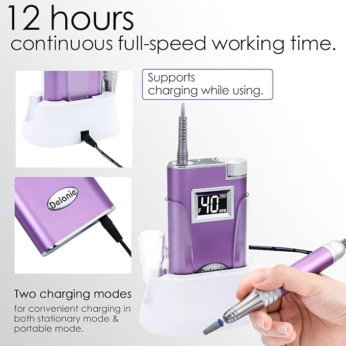 Delanie professional electric nail drill