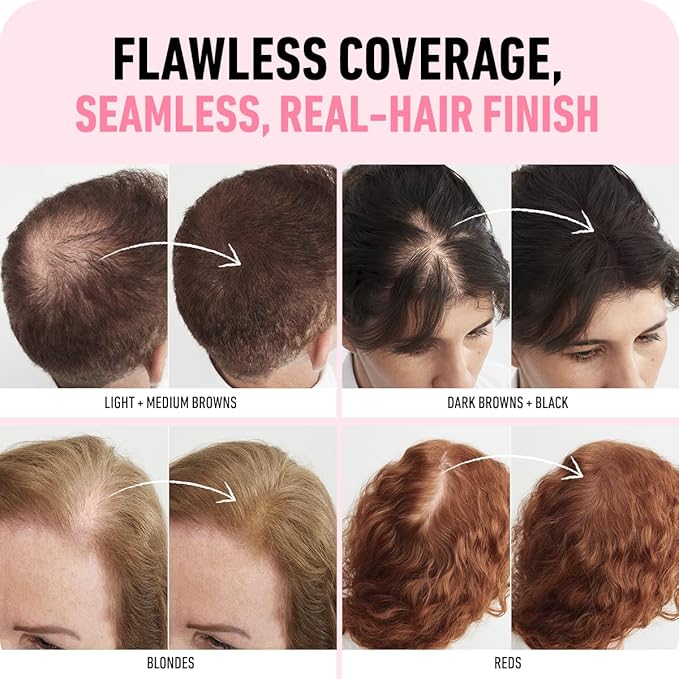 Boldify Hair Fibers Color Sample Kit - Fill In Thinning and Fine Hair for an Instantly Fuller, Thicker Look - 14 Shades for Women & Men - Grays