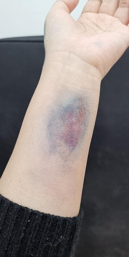 12 Colors Alcohol Activated Makeup Palette Set with Mimic Wound Sponge Makeup Egg for SFX Makeup Halloween Makeup