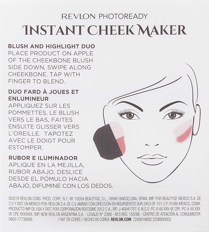 Revlon Instant Cheek Maker Blush and Highlight 002