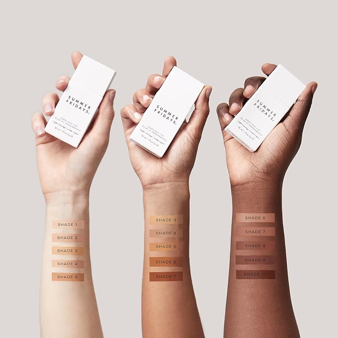 Summer Fridays Sheer Skin Tint - Skin Tint with Hyaluronic Acid - Helps Diminish Uneven Skin Tone - Sheer to Light Coverage - Shade 2 - Light with Cool Undertones (1 Fl Oz)