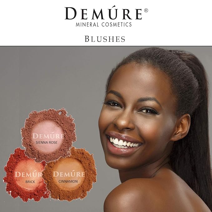 Demure Mineral Blush Makeup (Brick), Loose Powder Makeup, By Demure