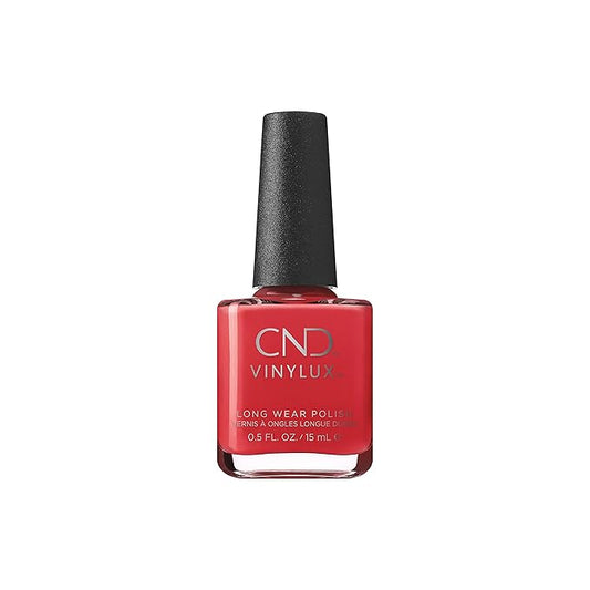 CND Vinylux Longwear Red Nail Polish, Gel-like Shine & Chip Resistant Color, Soft Flame, 0.5 fl. oz