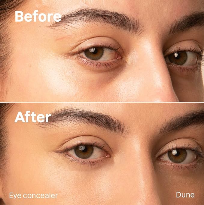 ATTITUDE Oceanly Light Coverage Under Eye Concealer Stick, Titanium Dioxide-Free, EWG Verified, Plastic-Free, Vegan & Cruelty-free Makeup, Dune, 0.2 Ounces