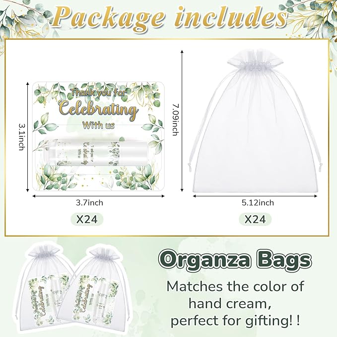 24 Set Thank You Gift Lip Wedding