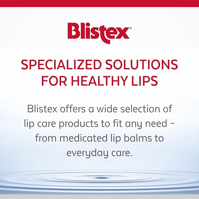 Blistex Soft & Lush Lip Protectant, 0.13 Ounce Tube, Pack of 6 – Softens & Conditions, Creamy Smooth Texture, Hydrating Lip Balm, Daily Lip Hydration,