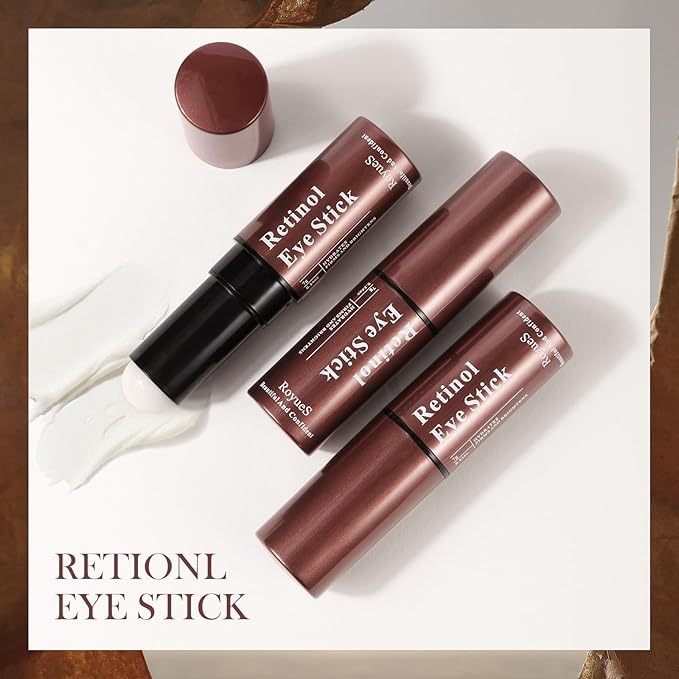 Retinol Eye Stick Retinol Eye Cream for Dark Circles and Puffiness Under Eye Cream Anti Aging Hydrates Moisturises Reduces Fine Lines Rejuvenates Skin